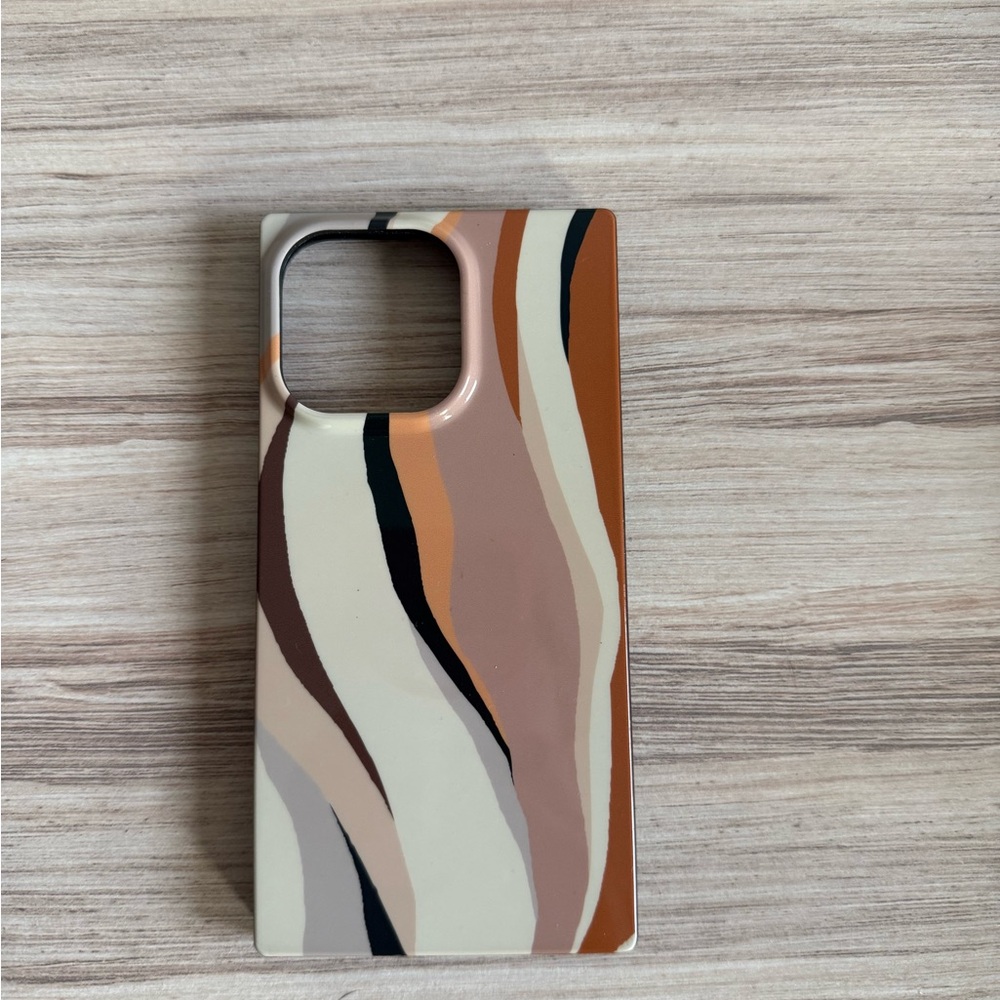 Flaunt iPhone 13 Pro + MagSafe Square Neutral Print Case